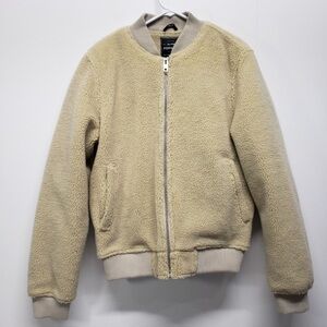 Topman Sherpa Zip up jacket sweater.